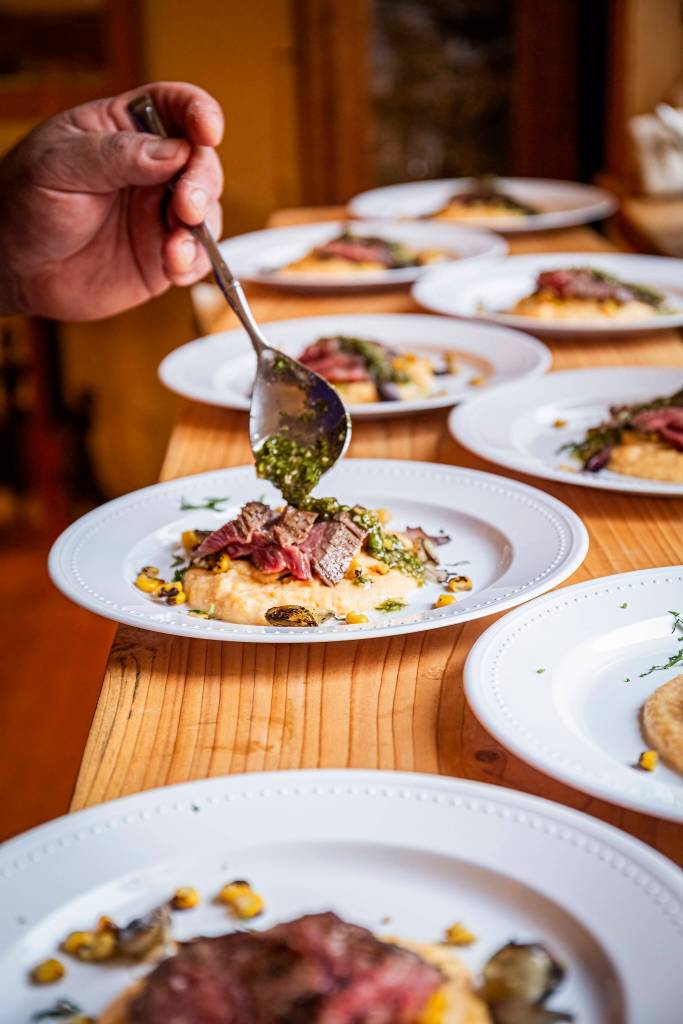 Catering by chef Manny Rodriguez. Photo courtesy of Treehouse Point