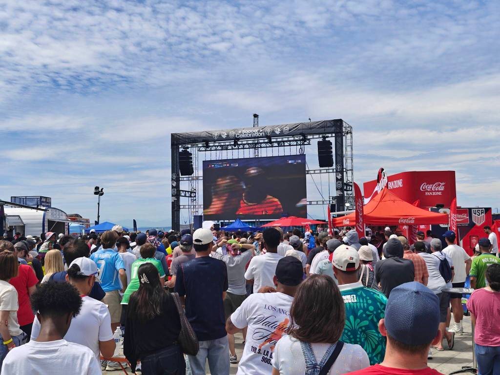 The Pier 62 watch party is free to fans for the entirety of the tournament. Ben Ray / The Reporter