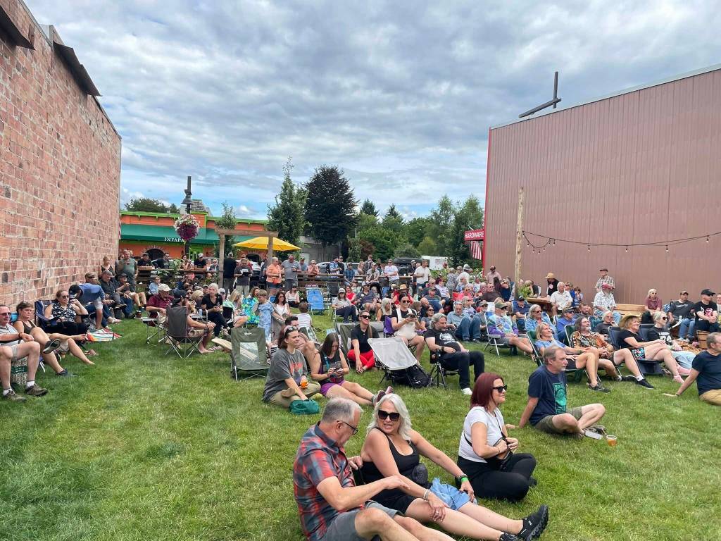 Photo courtesy of the city of Carnation
People file into the Millers outdoor concert venue for a performance by Massy Ferguson at the inaugural Carnation Concert Crawl, Aug. 17, 2025.