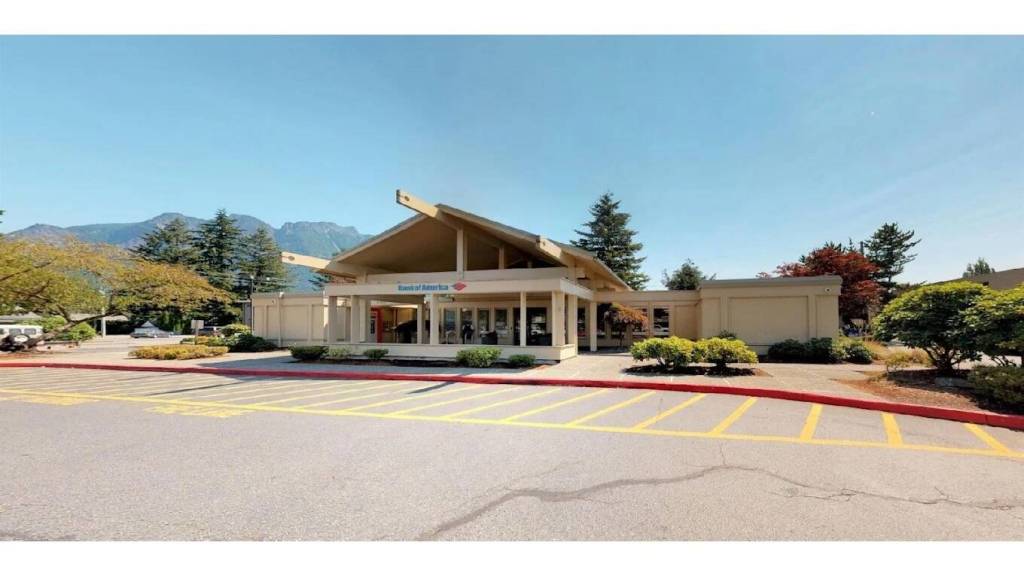 The North Bend Bank of America. Photo courtesy of Bank of America
