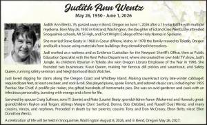 Jidy Wentz | Obit