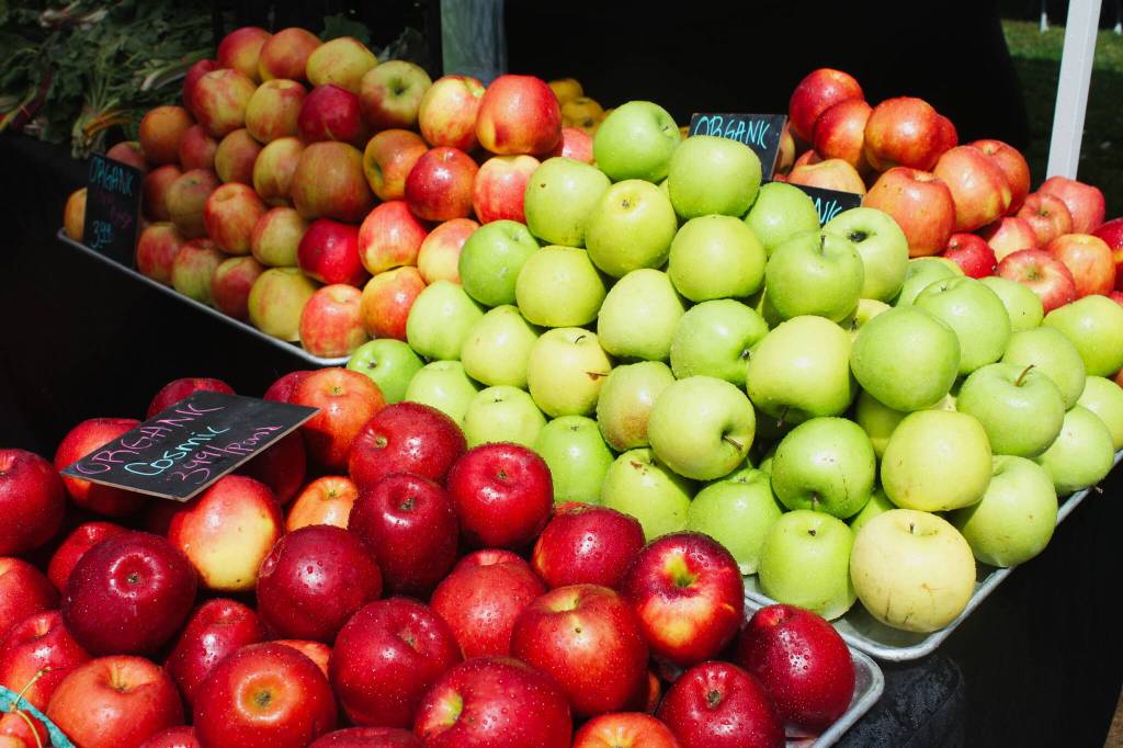 Fresh apples sold at the Renton Farmers Market, which takes EBT cards as a payment method. Photo by Bailey Jo Josie/Sound Publishing.