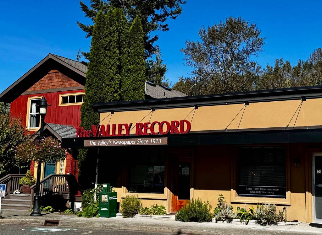 The Snoqualmie Valley Record office, which has closed. (Grace Gorenflo/Valley Record)